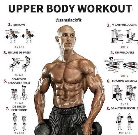 Pin by Aldo Smith on Rutinas De Entrenamiento | Upper body workout men, Upper body workout gym ...