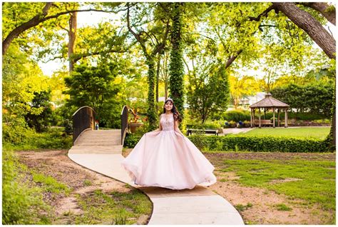 Alexa | Quinceañera portraits at Grapevine Botanical Gardens ...