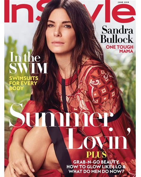 Sandra Bullock covers InStyle to promote Ocean's 8