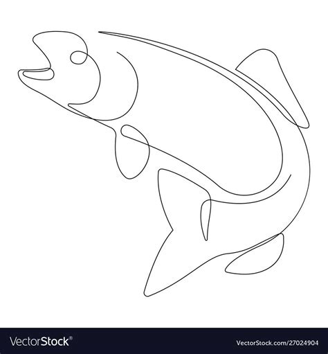 Fish Drawings, Outline Drawings, Line Art Drawings, Single Line Drawing, Continuous Line Drawing ...