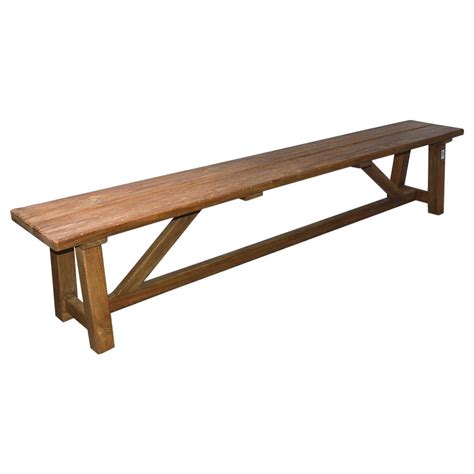 Rustic Chinese Provincial Elm Wood Bench For Sale at 1stDibs | rustic chinese bench