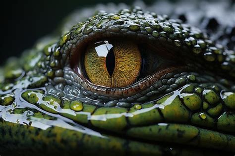 Close Up of Crocodile Animals Eyes Stock Image - Image of colours ...