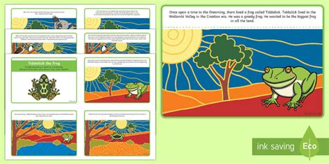 FREE! - Tiddalick the Frog Story Sequencing Cards-Australia