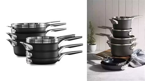 This Stacking Cookware Set From Calphalon Are the Best Pots and Pans I Have Ever Used