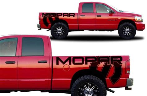 Product: Dodge Ram Truck 1500/2500 MOPAR side Graphic vinyl decals stickers fits models 2002-2008