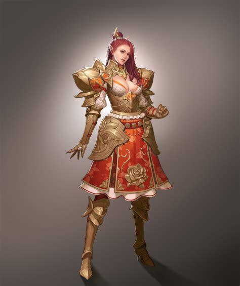 ArtStation - flower armor