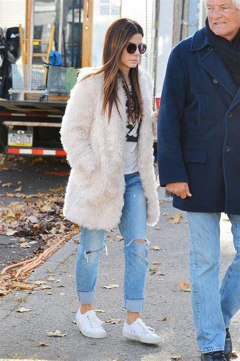 SANDRA BULLOCK on the Set of ‘Ocean’s Eight’ in New York 11/10/2016 – HawtCelebs