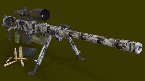 CheyTac M200 Intervention | CGTrader