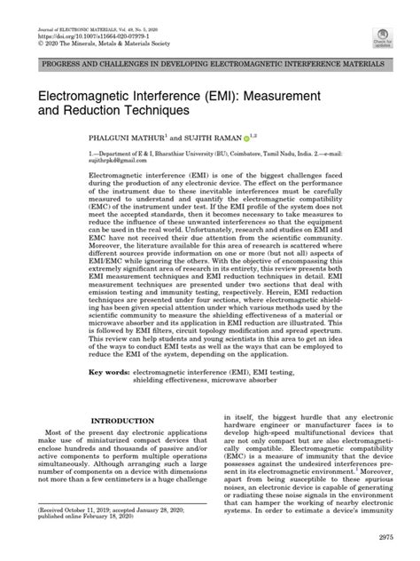 EMI EMC Reduction Techniques | PDF | Electromagnetic Interference ...