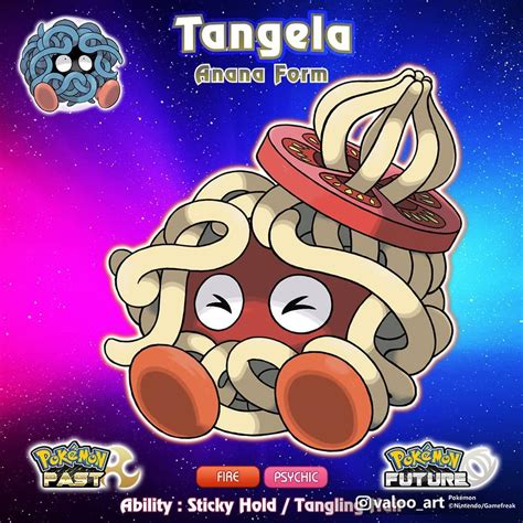 The regional variant of Tangela spotted in Anana! The Tangela in Anana have two types—Fire and ...