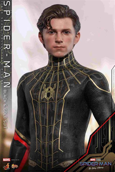 Spider-Man: No Way Home – Hot ToysBlack & Gold Suit Figure Gives Best Look Yet At Spidey’s New ...