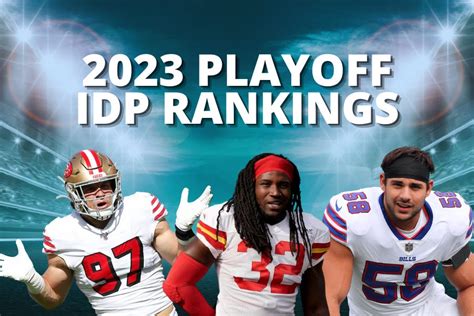 2023 NFL Playoff IDP Rankings - The IDP Show