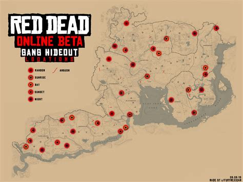 Complete Gang Hideout Locations : RedDeadOnline