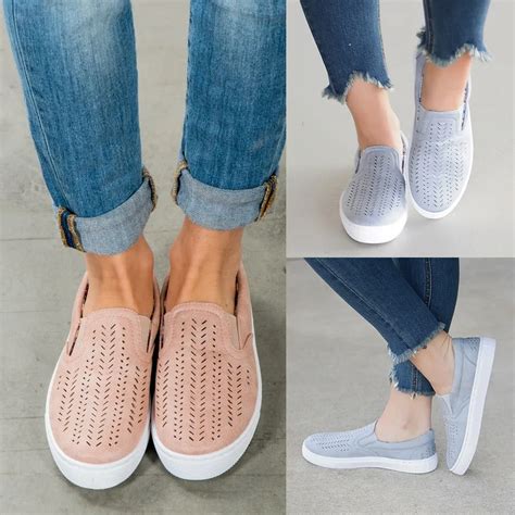 2018 Fashion Spring Summer Women Vulcanize Shoes Slip on Ladies Casual ...