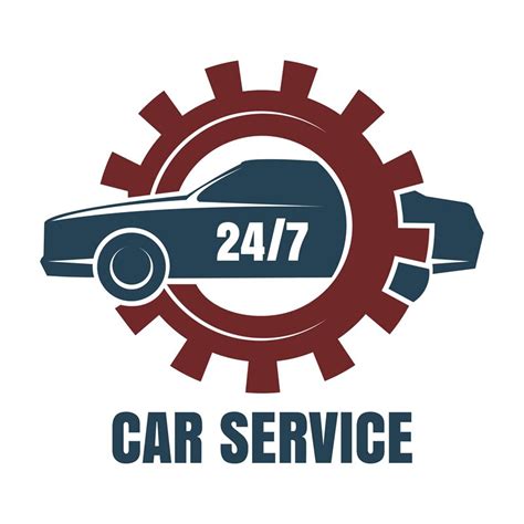 Car repair service logo By vectortatu | TheHungryJPEG