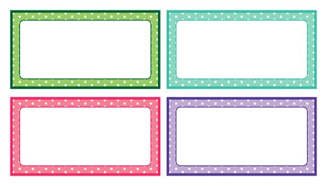 Editable Free Printable Labels Template