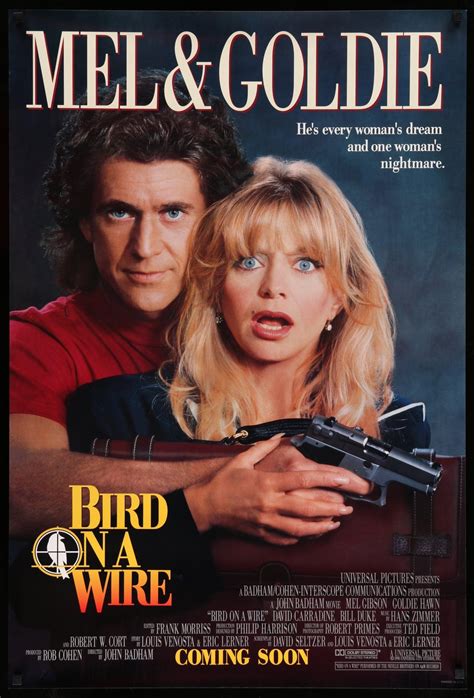 Bird on a Wire (1990) Original One-Sheet Movie Poster - Original Film Art - Vintage Movie Posters