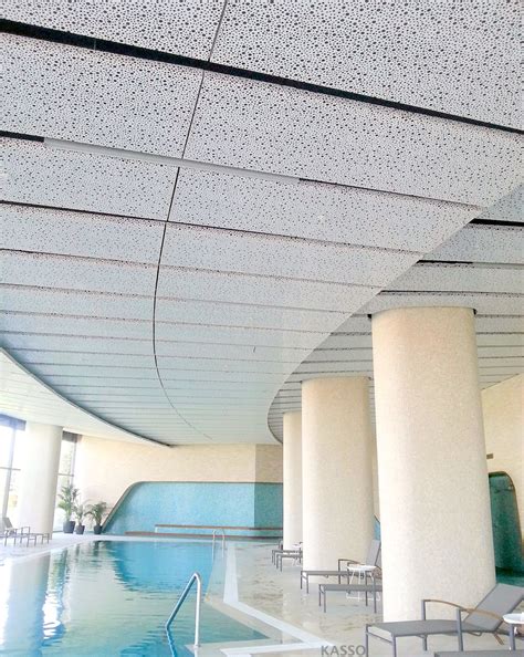 Random Perforated Metal Ceiling // Rixos Bademlik/ Eskişehir -TURKEY ...