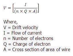 Drift velocity Calculator | Online Drift velocity Calculator App ...