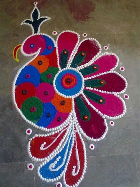 Image result for simple colour kolam | Colorful rangoli designs ...