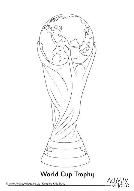 World Cup trophy colouring page | World cup trophy, Cup tattoo, World cup