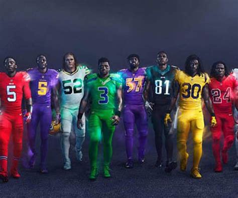 NFL Color Rush Uniforms Unveiled, But 9 Teams Won't Get to Wear Them ...