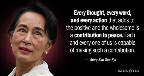 TOP 25 QUOTES BY AUNG SAN SUU KYI (of 284) | A-Z Quotes