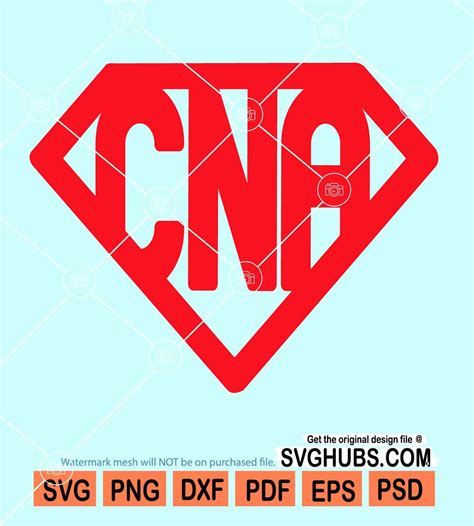 Super nurse CNA svg, Super nurse svg, superhero CNA Logo svg, Super ...