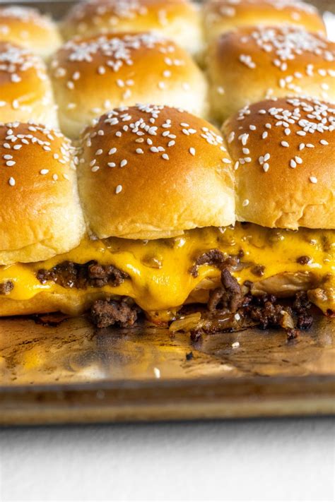 Baked Cheeseburger Sliders - Recipe Girl®