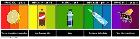 Ph Scale Examples For Kids