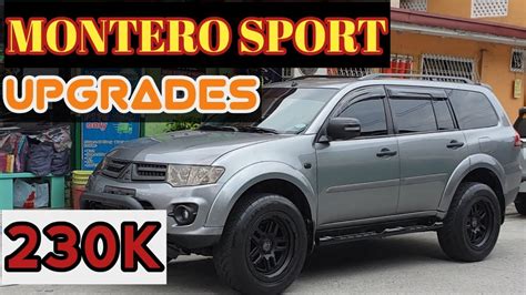 Montero Sport Upgrades [More than 230K] | Interior and Exterior ...