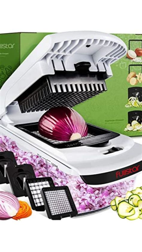 Fullstar Vegetable Chopper - Spiralizer Vegetable Slicer - Onion ...