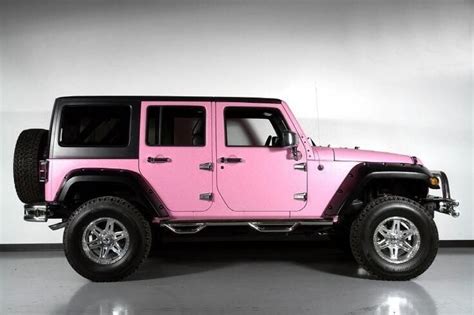 uhlexah on Twitter | Pink jeep, Dream cars jeep, Dream cars