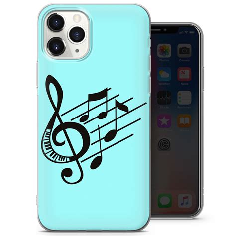 Music Notes Musical Phone Case Modern phone case FITS for 12 | Etsy