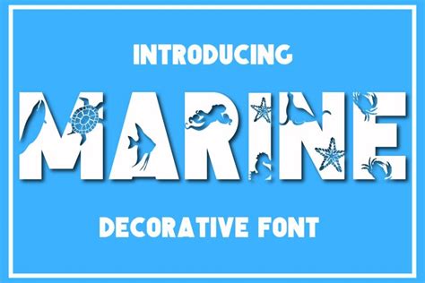 Marine Font Free Download - FreeFontDL