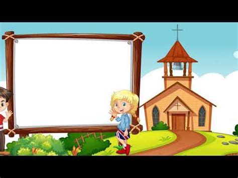 Background Sekolah Minggu Gereja | Blank Banner with Church - YouTube