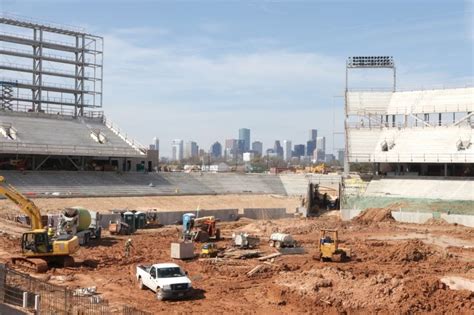 Photos from the University of Houston Football Stadium renovation