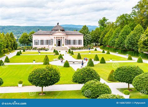 MELK, AUSTRIA - JULY 21, 2019: Baroque Pavilion in Melk Abbey Garden ...