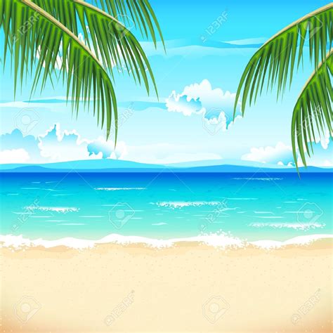 Beach scene stock illustrations cliparts and free – Clipartix