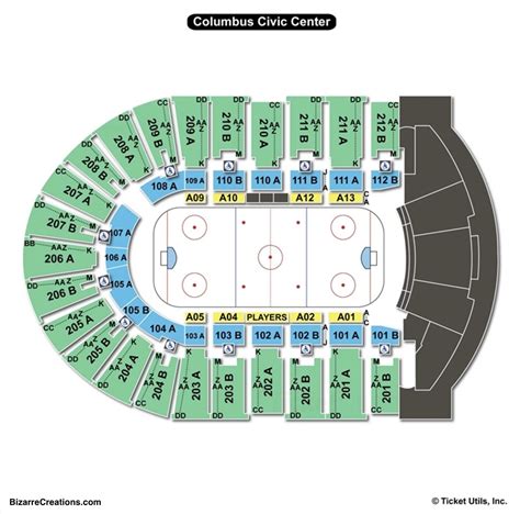 Columbus Civic Center Seating Chart | Seating Charts & Tickets