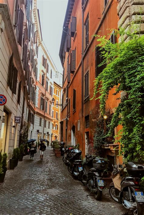 The beautiful streets of Rome. When you're in Italy you'll discover that most of the streets are ...