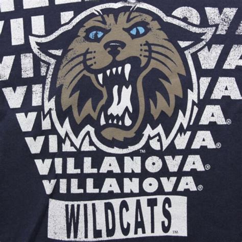 Villanova Wildcats Ladies Vintage Vault V-Neck T-Shirt - Navy Blue ...