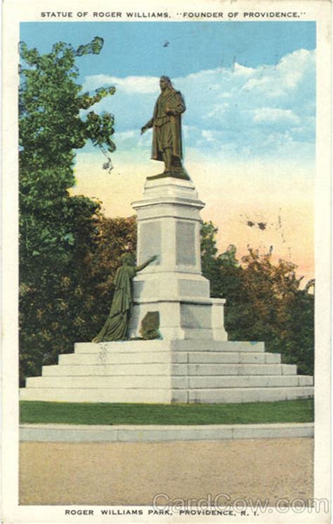 Statue of Roger Williams, Roger Williams Park Providence, RI