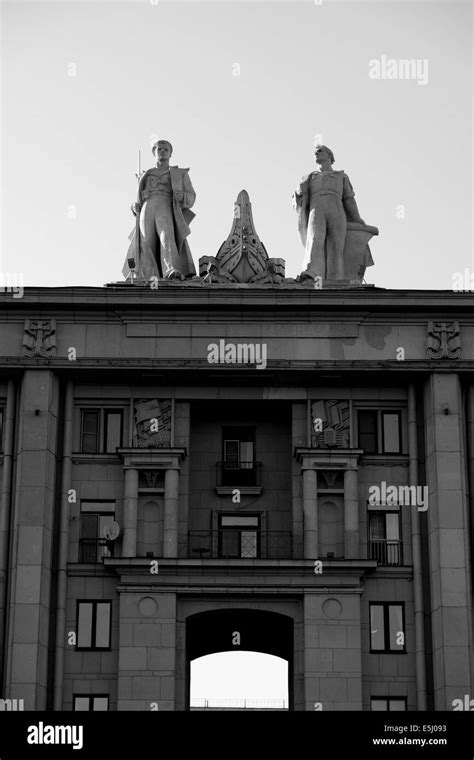 Socialist realism architecture Black and White Stock Photos & Images - Alamy