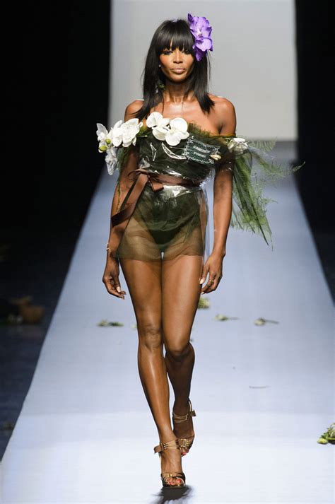 NAOMI CAMPBELL on the Runway of Jean-Paul Gaultier Fashion Show in ...