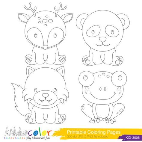 10 Best Woodland Animals Coloring Pages