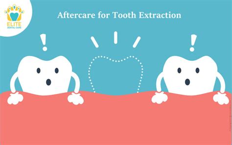 AFTERCARE FOR TOOTH EXTRACTION - Elite Dental Care