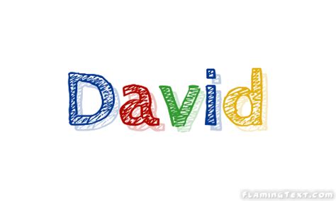 David Logo | Free Name Design Tool from Flaming Text