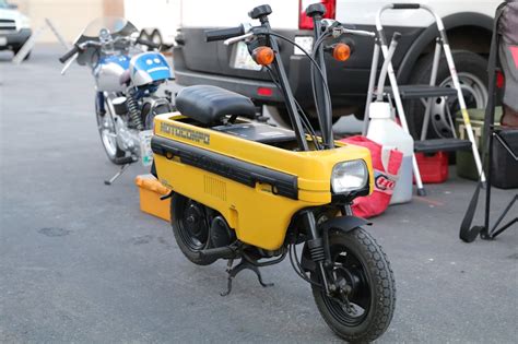 OldMotoDude: Honda Motocompo fold-up scooter spotted at the 2018 Bonneville Vintage GP -- Tooele ...