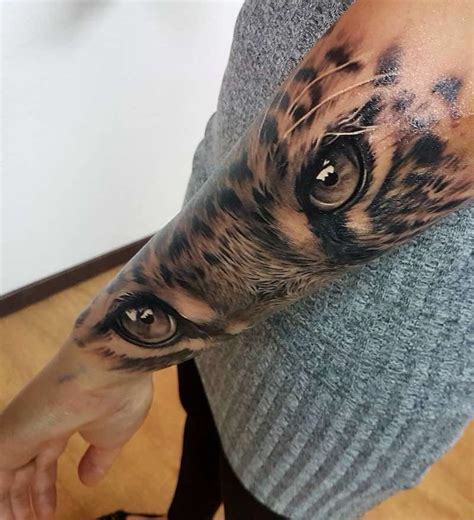 Cheetah Eyes Tattoo